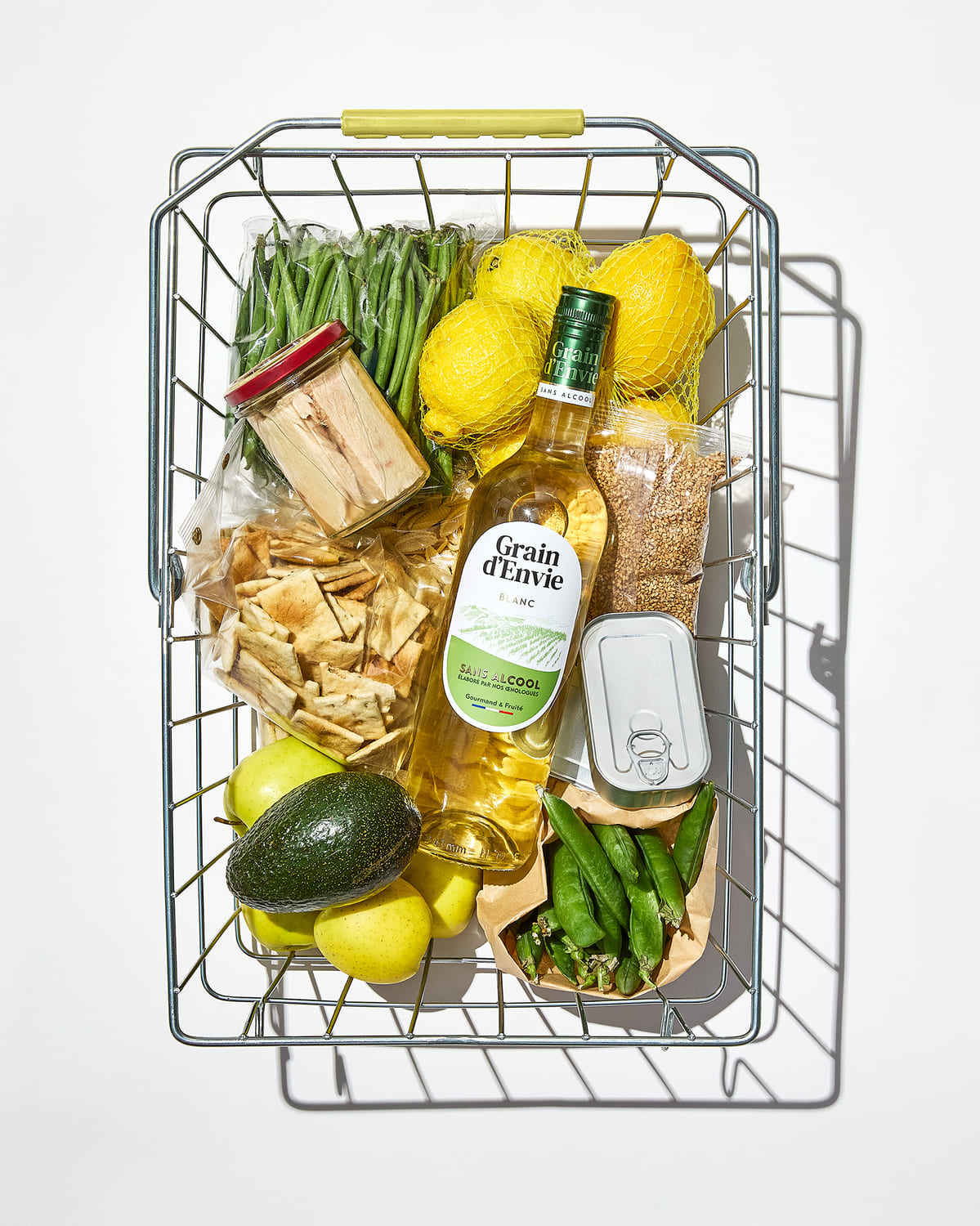 Panier Grain d'envie blanc