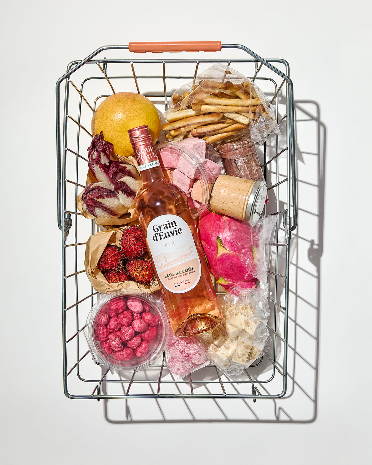 Panier Grain d'envie rosé